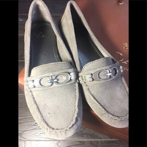Coach suede loafers